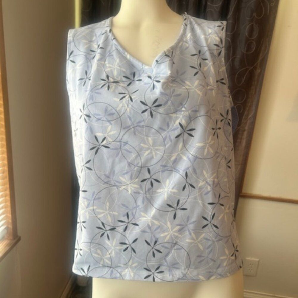 Freestyle A Danskin Co Lavendar/Black/White tank, size 2X